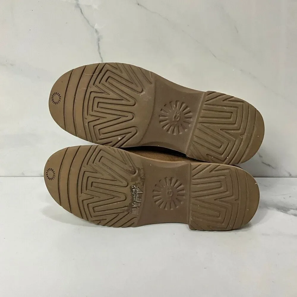 UGG MaKay Chestnut Shearling Ankle Boots